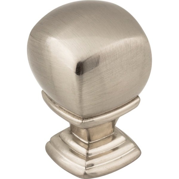 Jeffrey Alexander 7/8" Overall Length Satin Nickel Katharine Cabinet Knob 188SN - main